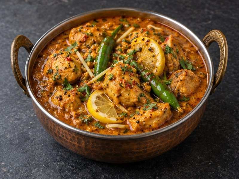 Chicken Achari Handi