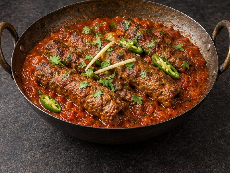 Chicken Kabab Karahi